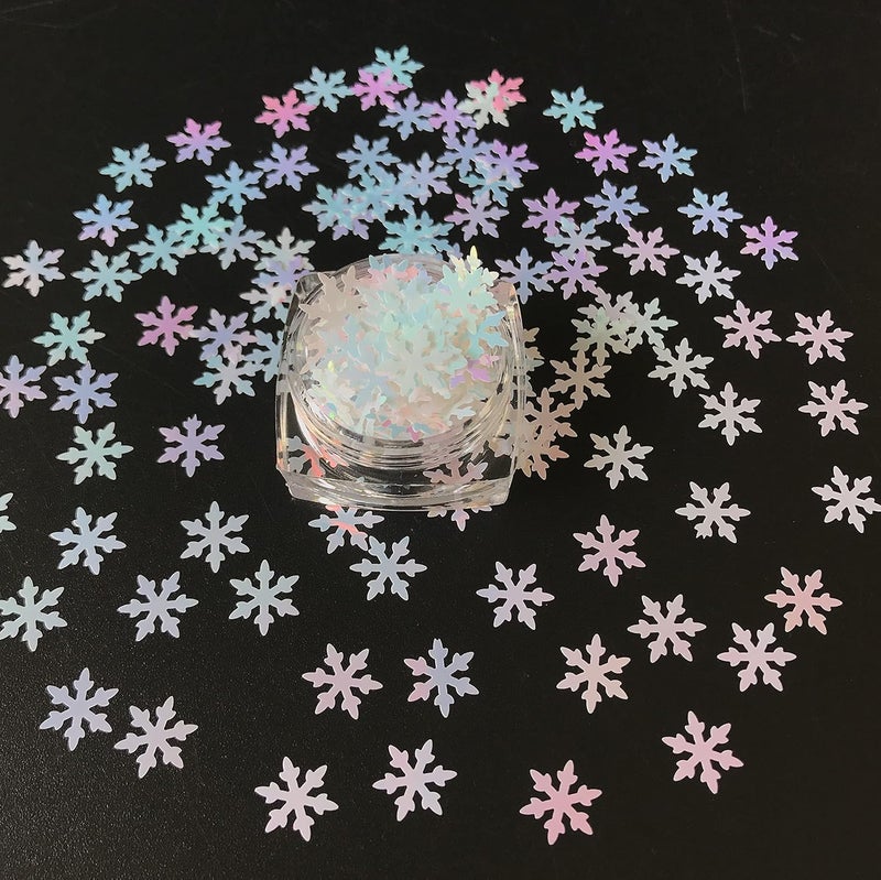 10 Grams/Pack - Snowflake Glitter - Festival Rave Beauty Makeup Face Body Nail Art Decoration