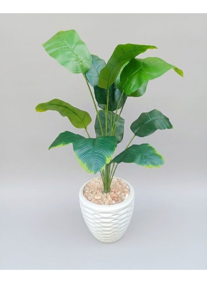 Decorative tree with 12 branches and pot, 70 cm.