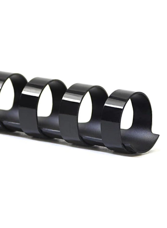 MASTER PLUS Comb Binding Spiral 18mm Plastic 190 Sheet 100pcs - Image 2