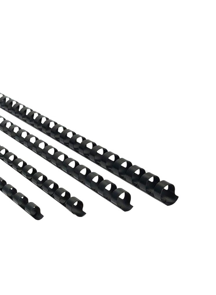 MASTER PLUS Comb Binding Spiral 18mm Plastic 190 Sheet 100pcs - Image 3