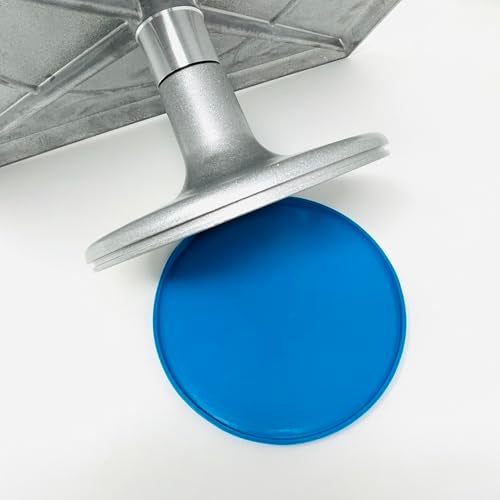 Ateco Revolving Cake Decorating Stand, 614 Rectangle, Aluminum Base, White - Image 5