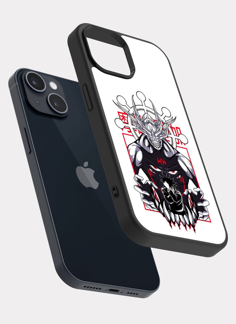 بكسلات كفر ايفون 14 جوجوتسو كايسن ميغومي ابيض - Image 2