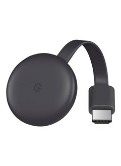 Chromecast 3rd Generation Media Streaming Device with USB C Type Cable for Wireless Streaming on TV