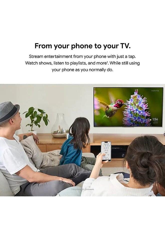 Generic - Chromecast 3rd Generation Media Streaming Device with USB C Type Cable for Wireless Streaming on TV - Image 1