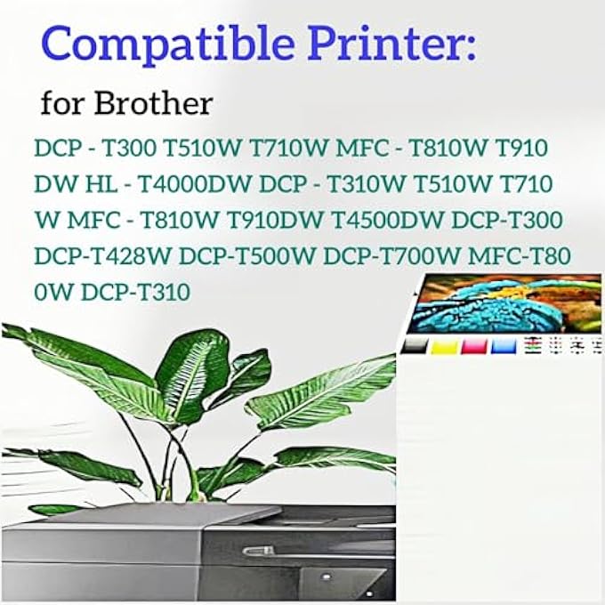 BTD60 BT5000 INK COMPATIBLE FOR BROTHER DCP - T300 DCP - T310W T510W T710W MFC - T810W T910DW HL - T4000DW T510W T710WPRINTERS BLACK, CYAN, MAGENTA, YELLOW 4-PACK - Image 3