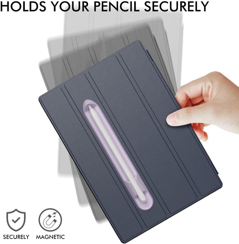 KASTWAVE Magnetic iPencil Holder for Apple Pencil, Pro, 1st/2nd Gen [Strong Adhesive] Sticker for iPad Pen & Stylus, Accessories for iPad Stylus Pens (Lavender) - Image 3