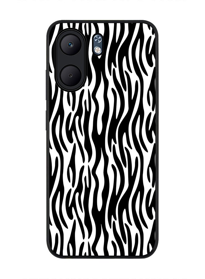 Stylizedd For Oppo A5x 5G / A5x 4G Case,Slim fit Camera Protection, Shockproof Thin Phone cover  - Zebra Stripes