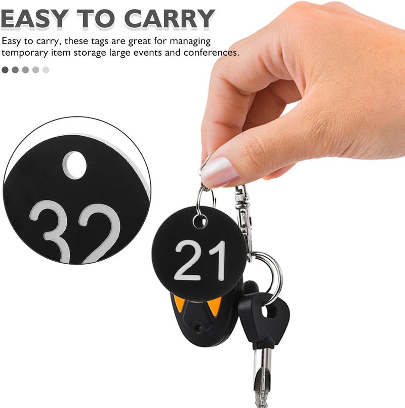 User friendly optimized build Homoyoyo 50pcs Numbered Key Tags with Engraved Plastic Labels, Round Hole Hanging Key Identification Tags for Cabinet Coding and Bag Sorting in Office, Home, and Camping Use Cross-location transit friendly build Safe silicone build Temp resistant Gulf climate fit Repeated detach compatible build Global assemble options Main road full logistics cover Classified organized storage All climate suitability Yearly optimized delivery route Working day delivery service Global upgraded practical design Assorted natural tone picks All condition resistant crafted quality Updated modern design Classic modern blend design All choice modern design Budget friendly sizing alternatives Long use oriented quality Multi-purpose fine material Trendy natural tone options Ready varied options Organized shipment arrange Periodic stock arrangement - Image 3