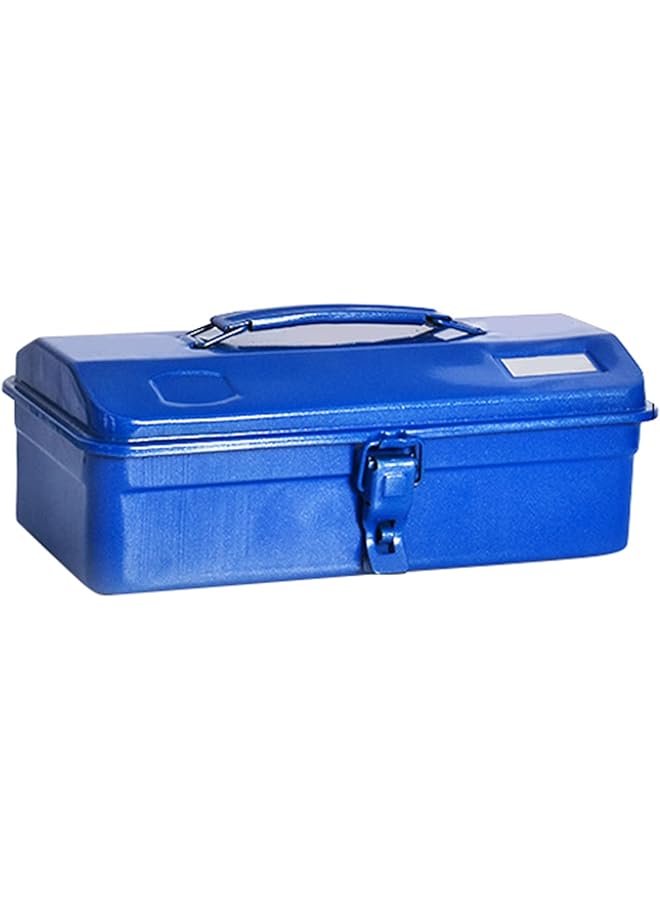 PROMASS promass Thickened Iron Case Metal Tool Box, Large Capacity Portable Toolbox with Lock, Hip Roof Portable Steel Tool Box for Repair Tools Hardware  - Image 1