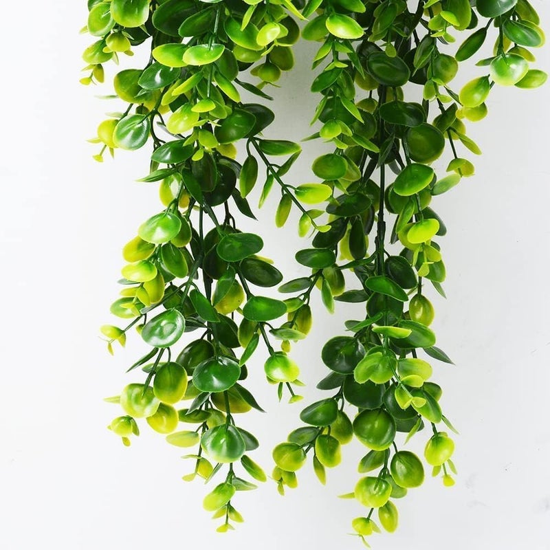 Dekorly 2pcs Fake Hanging Plants Kit with Pot and Plant Hanger, Artificial Pothos Vines Hanging Potted Plant Greenery for Home Living Room Indoor Outdoor Decor (Set of 2) - Image 5