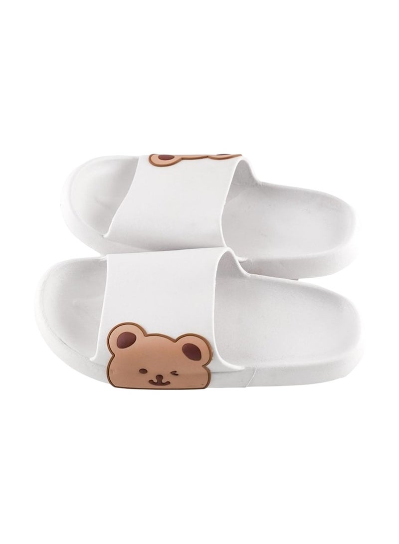 Huitich White Bear Slide Sandals 36-37 - Image 1