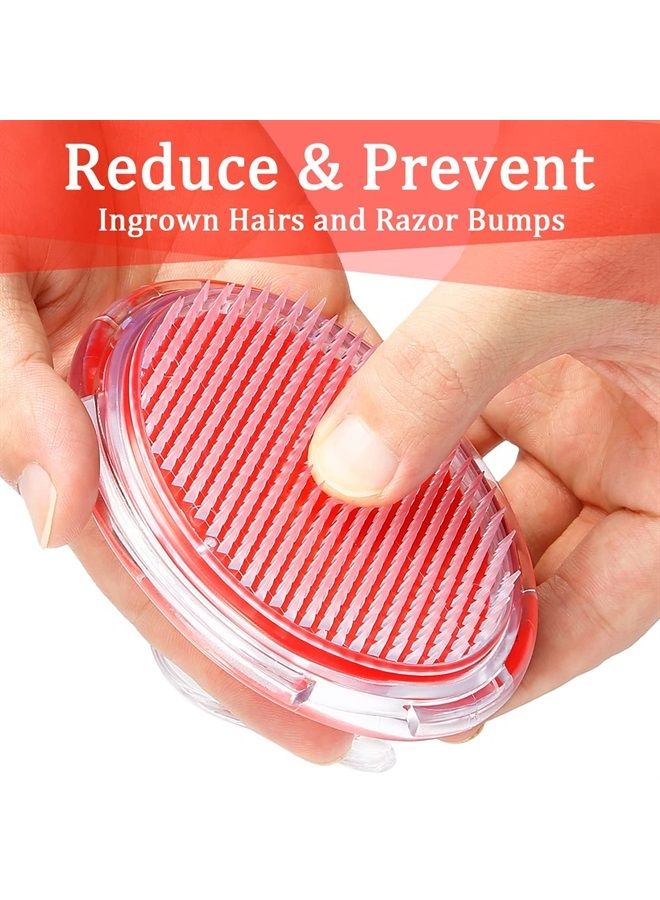 TailaiMei Exfoliating Brush for Ingrown Hair Treatment - To Treat and Prevent Bikini Bumps, Razor Bumps - Silky Smooth Skin Solution for Men and Women(Orange) - Image 1