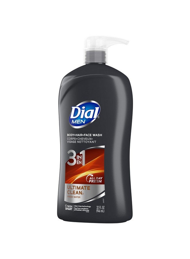 Dial Men 3In1 Body Hair And Face Wash Ultimate Clean 32 Fl Oz - Image 5