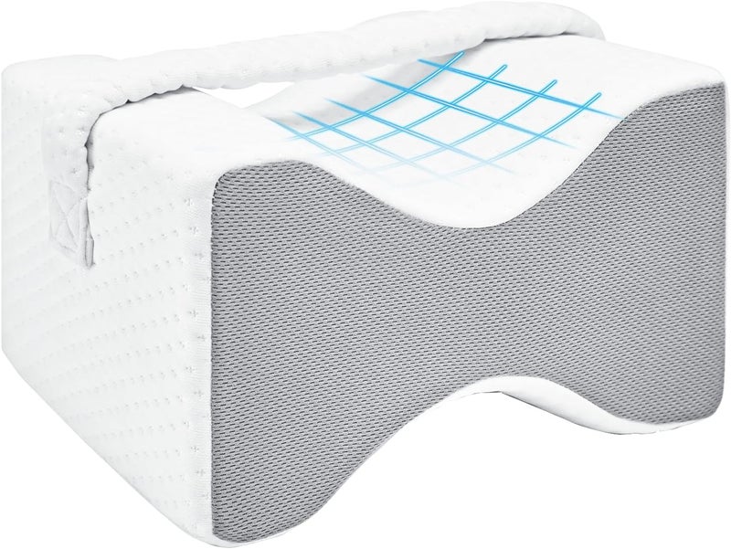 UJPFEO Knee Pillow for Side Sleepers, Leg Pillow Relief for Sciatica, Back, HIPS, Knees, Joints Between Legs Adults | Knee Surgery Gifts - Image 1