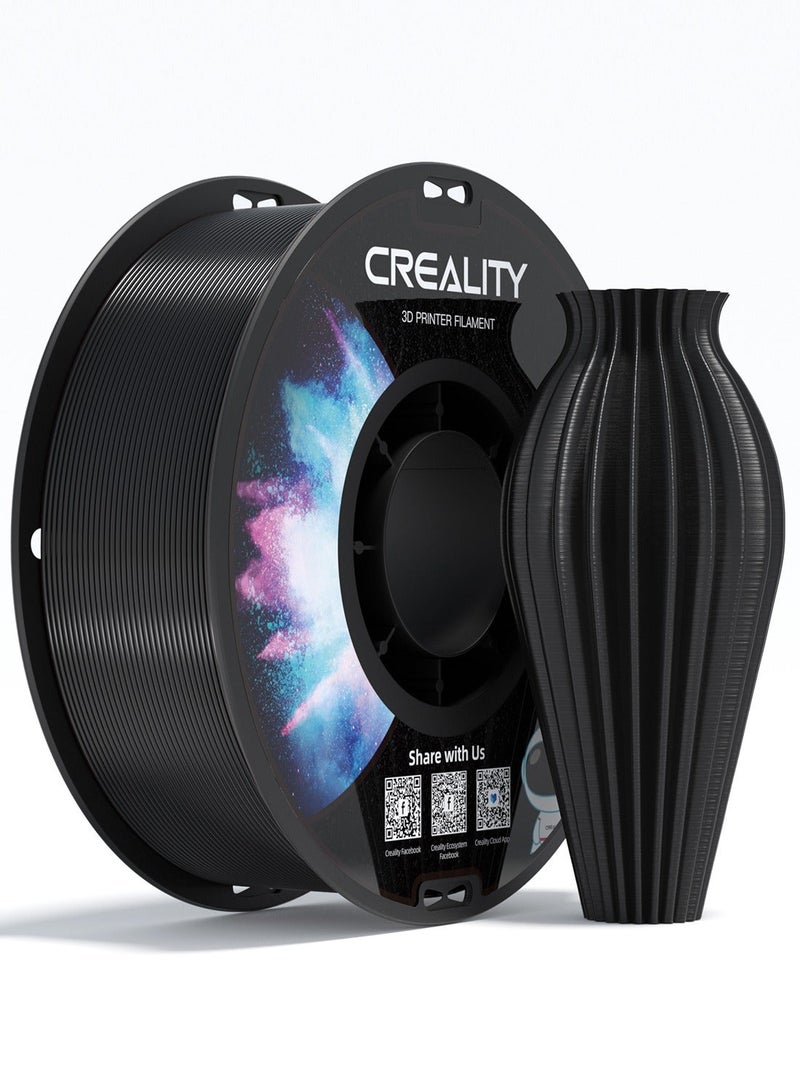 كريليتي 3D Creality PETG 3D Printer Filament 1.75mm Dual-Color Pack (Black & White 2x1KG), High Precision Strong Toughness, Odorless Better Flow Moistureproof 3D Printing Ender Filament Black & White - Image 2
