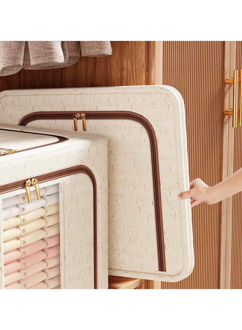 صندوقان تخزين كبيران مع نوافذ وإطار فولاذي