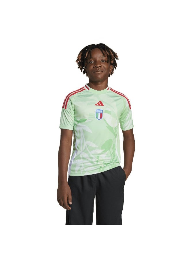 Adidas Adidas Figc A Jsy Y Green Football Jerseys For Kids Unisex 128  - Image 3