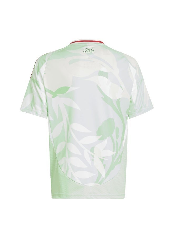 Adidas Figc A Jsy Y Green Football Jerseys For Kids Unisex 128 - Image 2