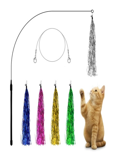 animal planet curly cat scratcher with feather play toy Catstages 2-in-1 Spring Toy Interactive Topper with Removable Feather main image 0