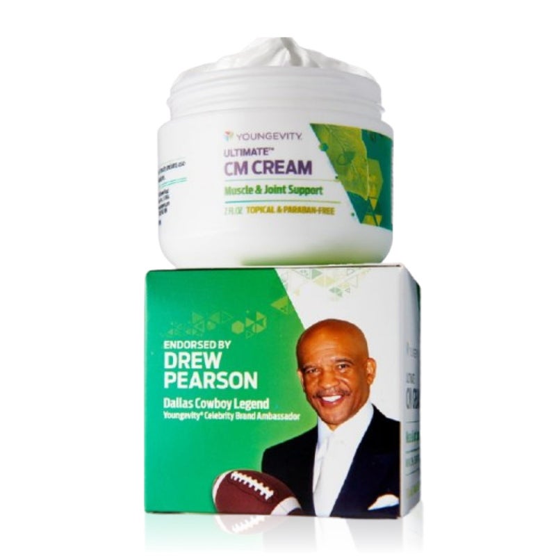 Youngevity Ultimate CM Cream Muscle and Joint Deep Soothing Analgesic Cream Paraben Free Back Neck Hand and Feet Pain Support Menthol 14 2 oz Jar - Image 1