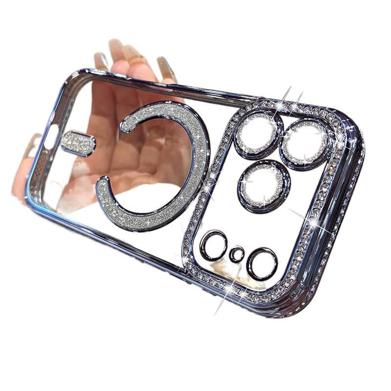 TPU MagSafe Case for iPhone 13 with Drop Protection and Strong Magnetic plus Shockproof plus Scratch Resistant in Blue - Image 1