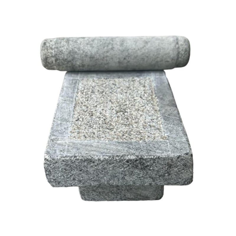 EZAHK Miniature AmmiKalluMortar and Pestlefor SpicesMasher Khalbatta StoneKitchen Home Herbs 6 inch Small Size - Image 2