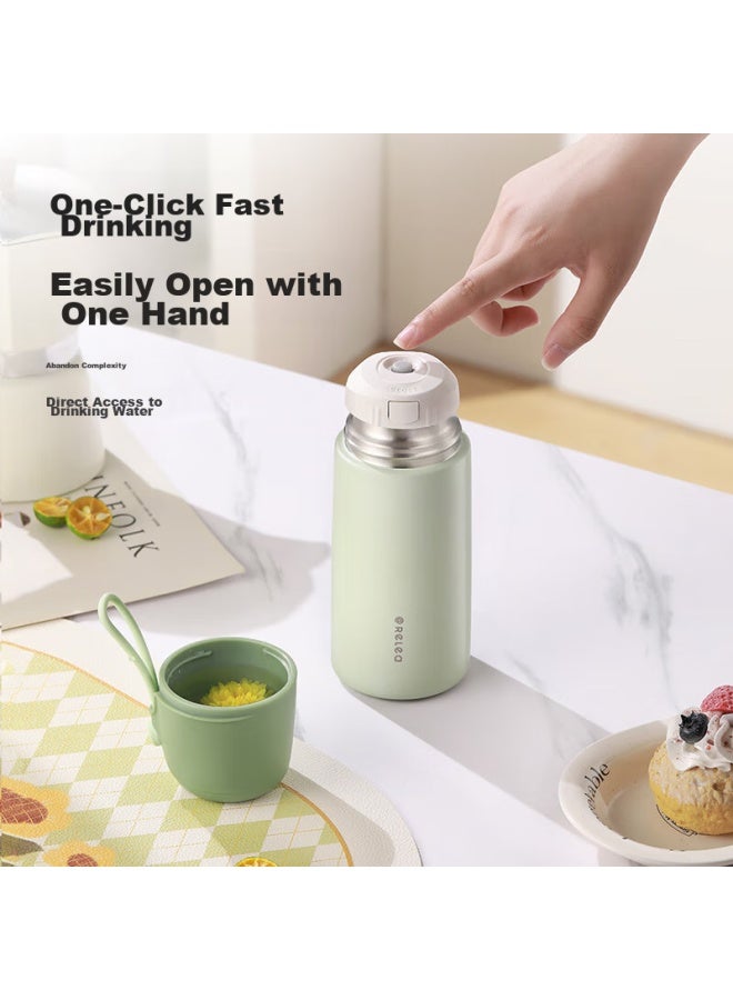 Relea Portable Insulated Water Bottle For Students, Men, Women And Children, Large Capacity 316l Stainless Steel Tea Cup, Birthday Gift - Image 2