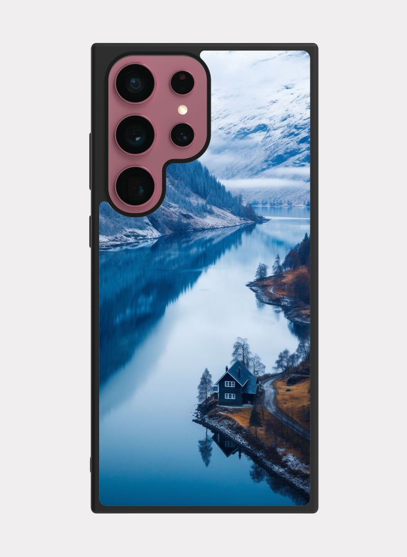 بكسلات كفر سامسونج جالكسي اس 22 الترا نهر و جبال سماوي - Image 1