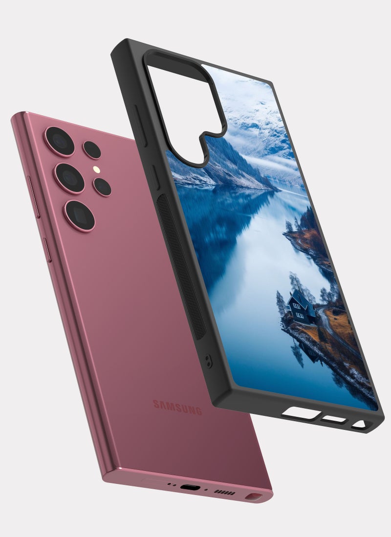 بكسلات كفر سامسونج جالكسي اس 22 الترا نهر و جبال سماوي - Image 2