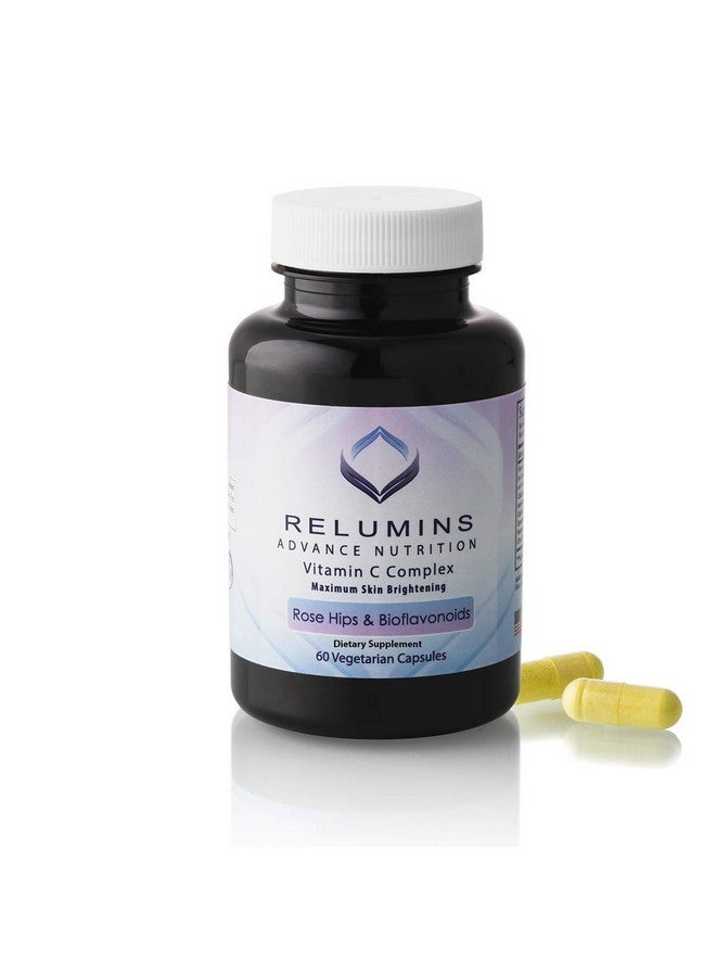 RELUMINS Advance Vitamin C With Rose Hips & Bioflavonoids 60 Capsules (1 Month Supply) New Smaller Bottle! - Image 1