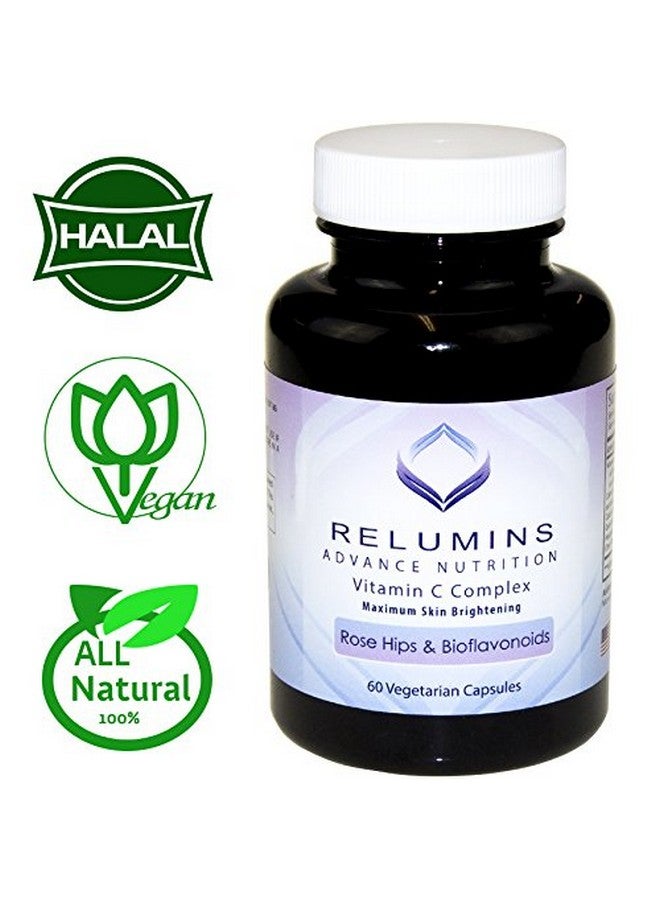 RELUMINS Advance Vitamin C With Rose Hips & Bioflavonoids 60 Capsules (1 Month Supply) New Smaller Bottle! - Image 3
