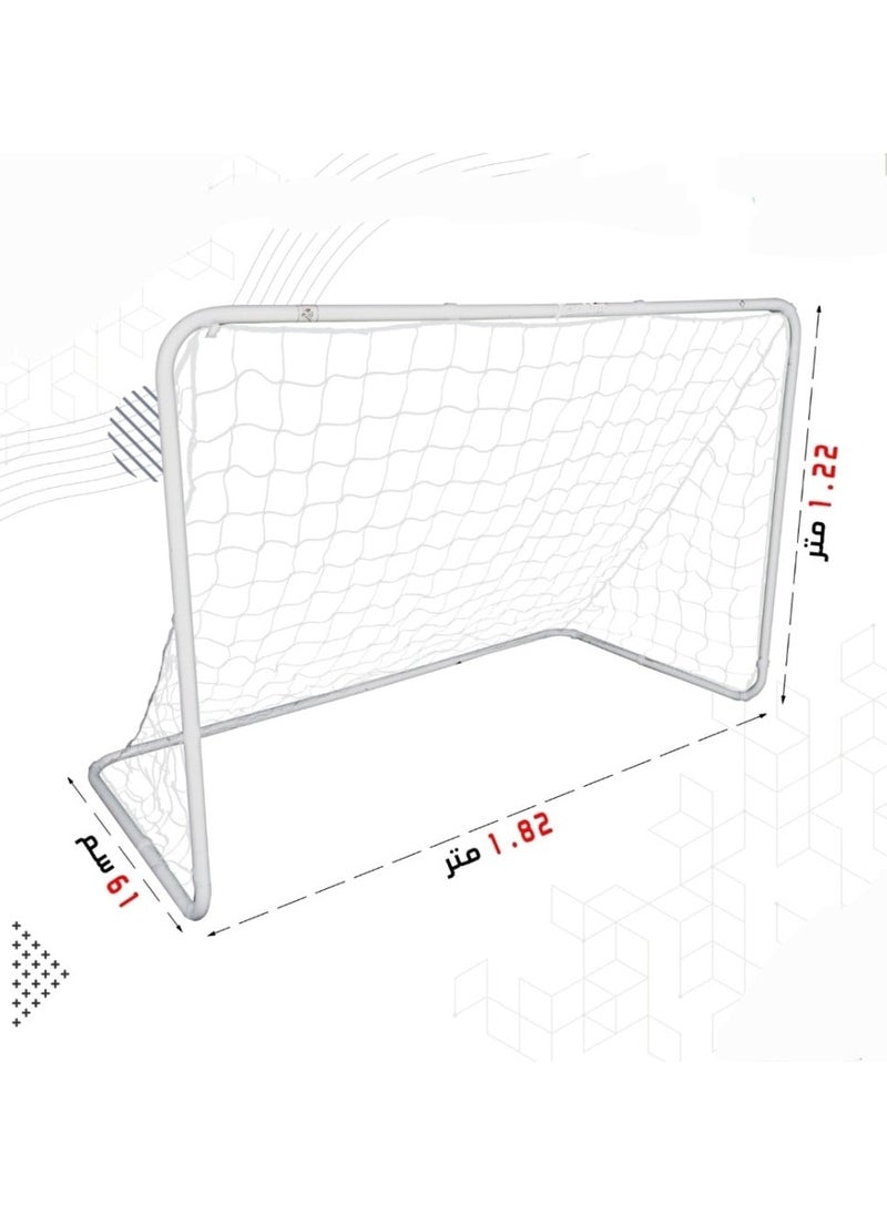 Generic - Football goal with net 1.82mx61cmx1.22m - Image 1