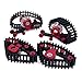 FACCNOY 4pcs Snow Tracks Wheel Tires for 118 RC Crawler Car Traxxas TRX4M Upgrade Parts Red - Image 4