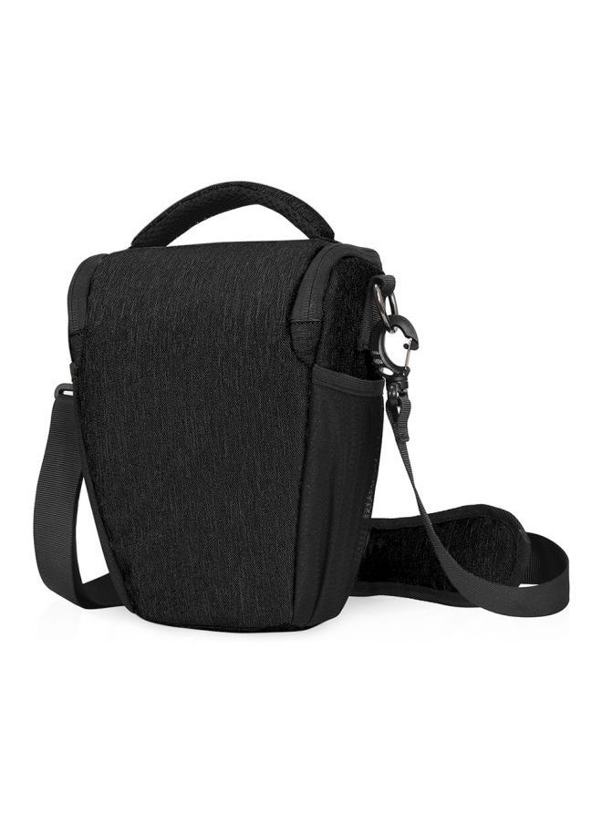 NIBEMINENT Adjustable Shoulder Strap Carrying Bag For Nikon /Canon /Sony Mirrorless DSLR/SLR Cameras Lens Black  - Image 1