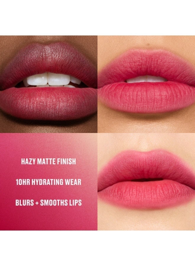 MAC Powder Kiss Hazy Matte Lipstick #910 Twety Fun - Image 3