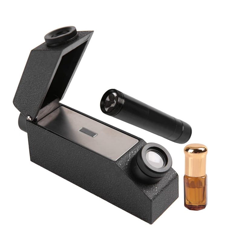 DAUERHAFT Gem Refractometer , RHG181 1 . 30 to 1 . 81 Professional Gemstone ldentification Portable Gem Refractometer for Jewelry Gold Silver for Portable Lab Refractometers - Image 4
