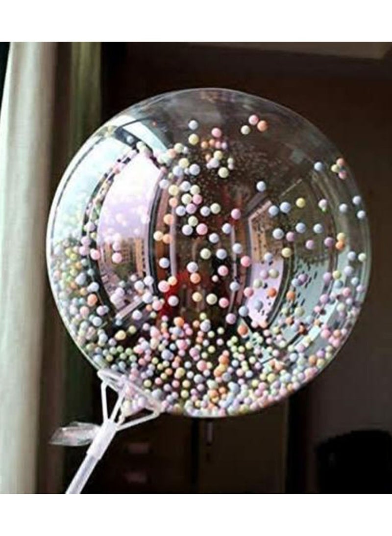 KASTWAVE Big Balloon Stick with Cups, 15 Pcs Long Clear Balloon Holder for LED Bobo Balloons 27" Long Balloon Stick for Party and Wedding Decoration Birthday Wedding Anniversary - Image 2