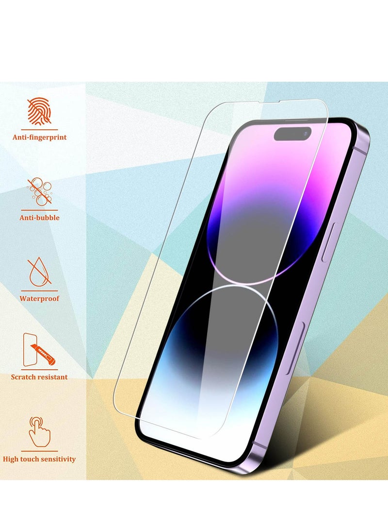 BORTONY Screen Protector Compatible with 14 Plus/13 Pro Max 6.7" Tempered Glass 9H Hardness [HD Clear] [Anti-Scratch] [Bubble Free] For Apple iPhone 14 Plus/13 Pro Max - Image 5