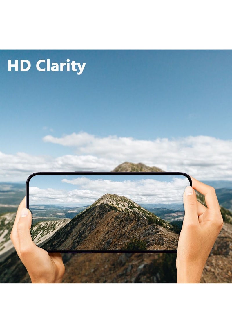 BORTONY Screen Protector Compatible with 14 Plus/13 Pro Max 6.7" Tempered Glass 9H Hardness [HD Clear] [Anti-Scratch] [Bubble Free] For Apple iPhone 14 Plus/13 Pro Max - Image 2