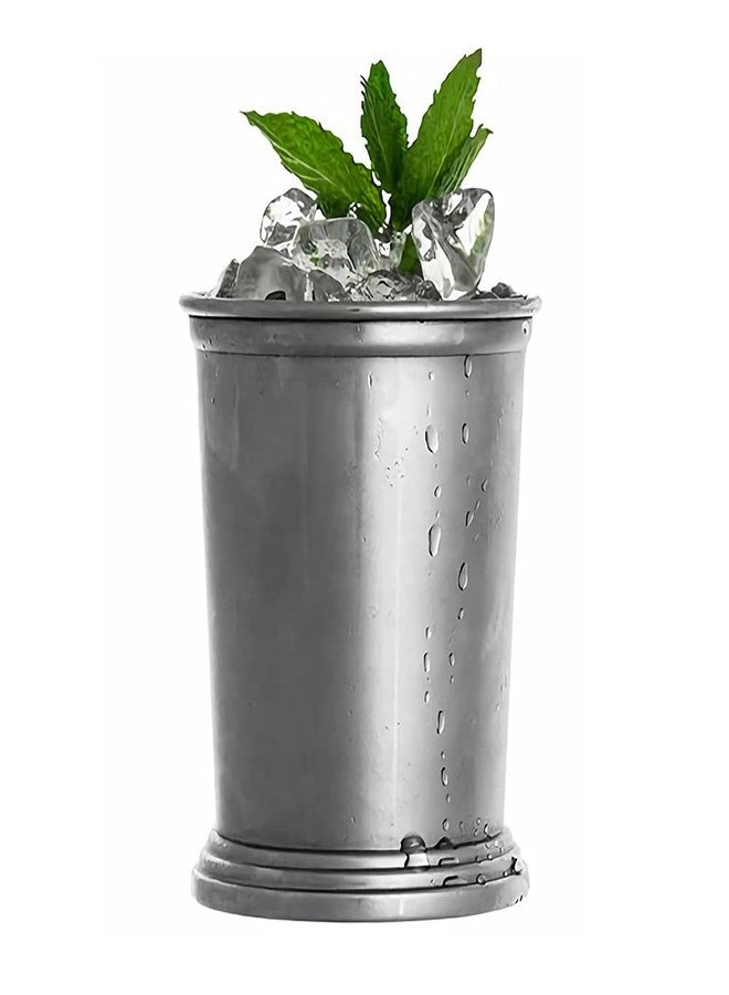 ZMCHE Julep Cup,Mint Julep Cup,Party Supplies, Stainless Steel Cups,Vintage,Silver Cocktail Tumbler - 12 oz, Silver - Image 1