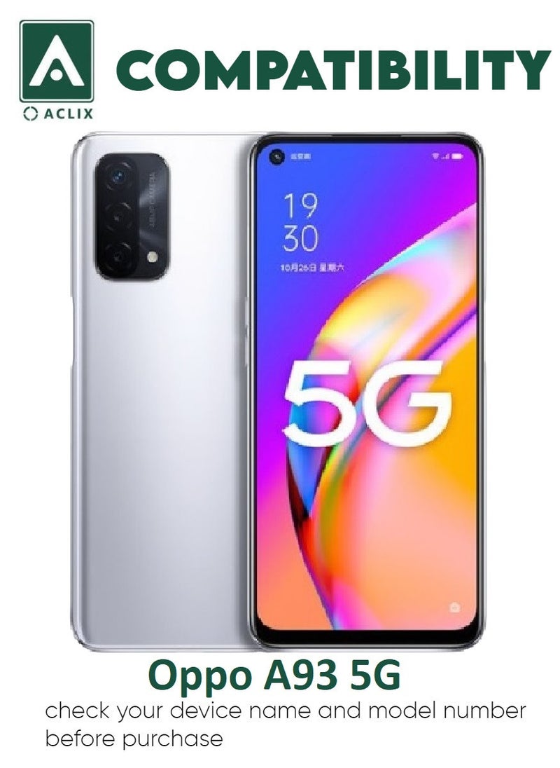 ACLIX 5 Pieces Antistatic ESD Dustproof Premium Quality High Definition Tempered Glass Screen Protector Designed For Oppo A93 5G - Image 3