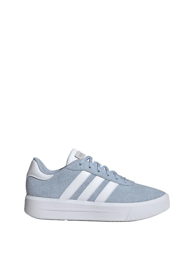 Adidas adidas Court Platform Suede Blue Sportwear Shoes 3.5