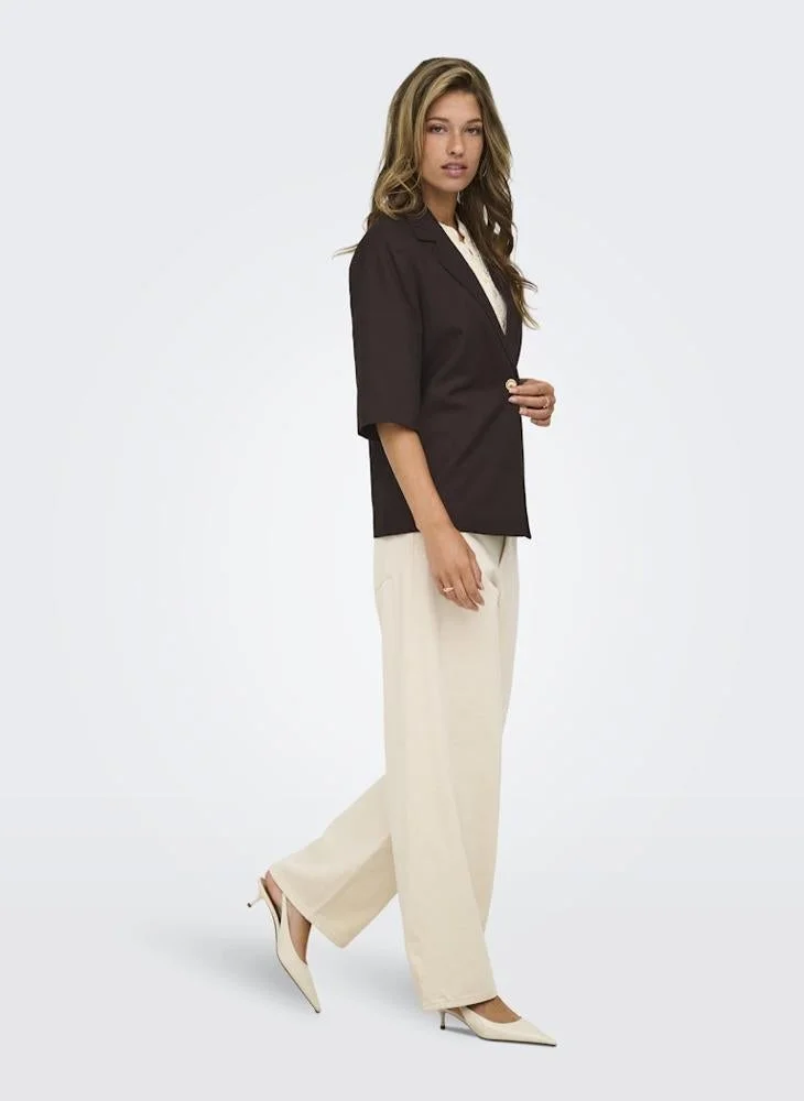 ONLY Sleeve Linen Blazer