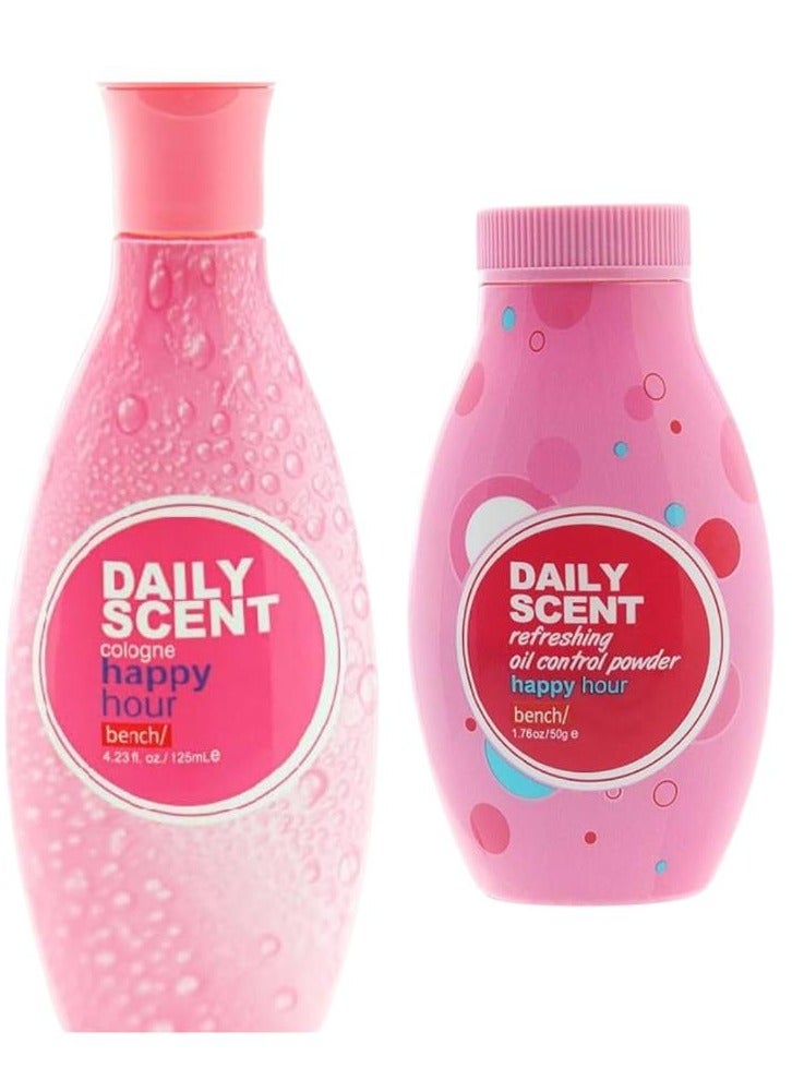 Daily Scent Happy Cologne + Powder Set