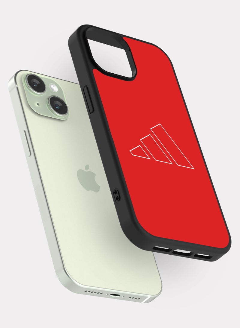 بكسلات كفر ايفون 15 اديداس ابيض - Image 2