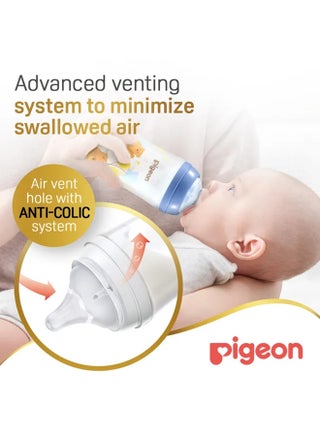 Softouch Wide Neck Peristaltic Plus Decorated Nursing Bottle, SS Nipple Size, Bpa Free, 3+ Months, 240ML - Assorted - view 4