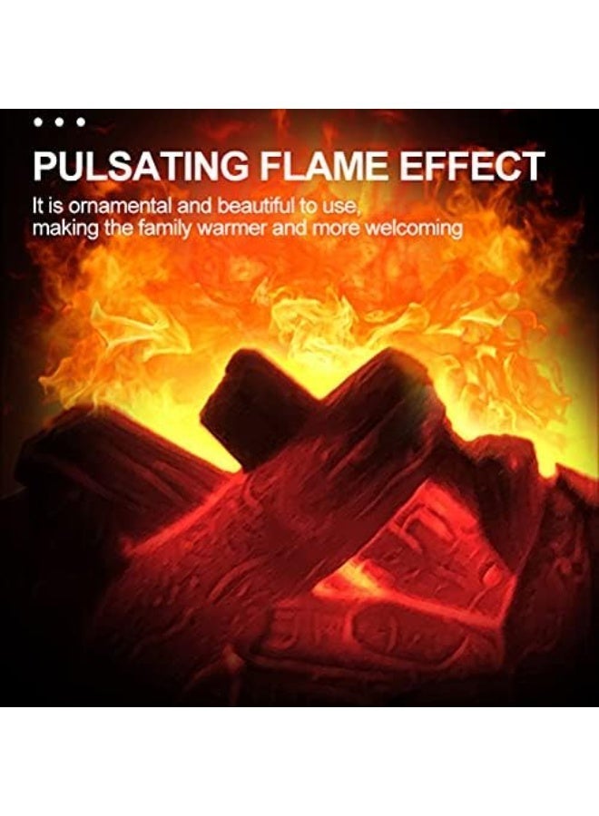 AiQi Simulation Flame Fireplace Light, USB Powered Ambient Light, Mini Fireplace Design with Dancing Flame Effect for Home and Holiday Decoration - Image 4