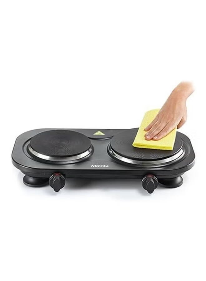 ميانتا سخان كهربائي مسطح ميانتا مزدوج - 2500 وات - لون أسود - HP41225A  - Image 2