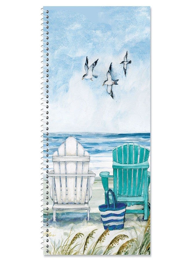 Current By The Sea Password & PIN Keeper Book, 94 Pages, 5” x 8.5” Size Spiral Bound, Soft Cover Internet Organizer for Offline Website, Login, & Username Storage - Image 1