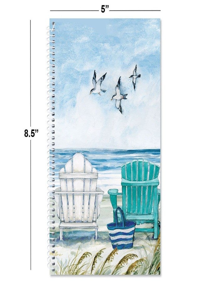Current By The Sea Password & PIN Keeper Book, 94 Pages, 5” x 8.5” Size Spiral Bound, Soft Cover Internet Organizer for Offline Website, Login, & Username Storage - Image 3